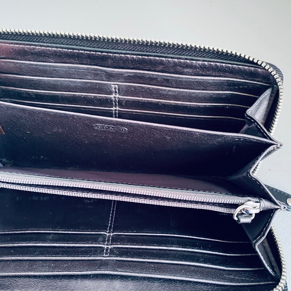 Coach wallet black dotted - Picture 4 of 7